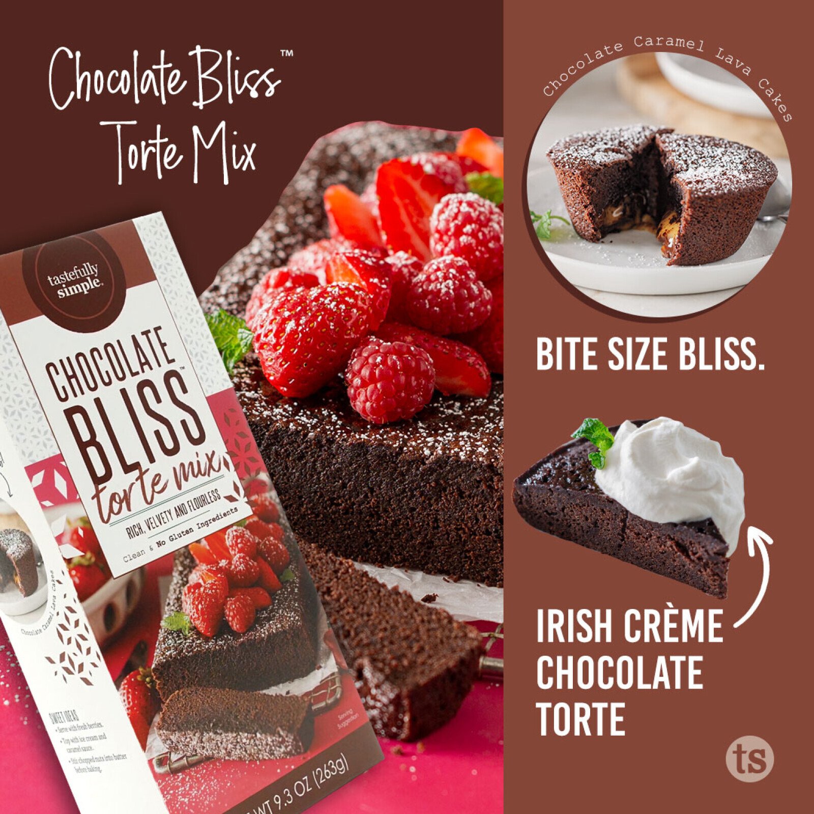 Happy National Coconut Torte Day! Add some coconut to our Chocolate Bliss Torte Mix for a delicious, no gluten ingredient, simple coconut torte!
 #mealplanningwithheather #TastefullySimple #eatathome #ilovefood #TeamFireworks #nogluteningredients #torte #coconuttorte #chocolatetorte