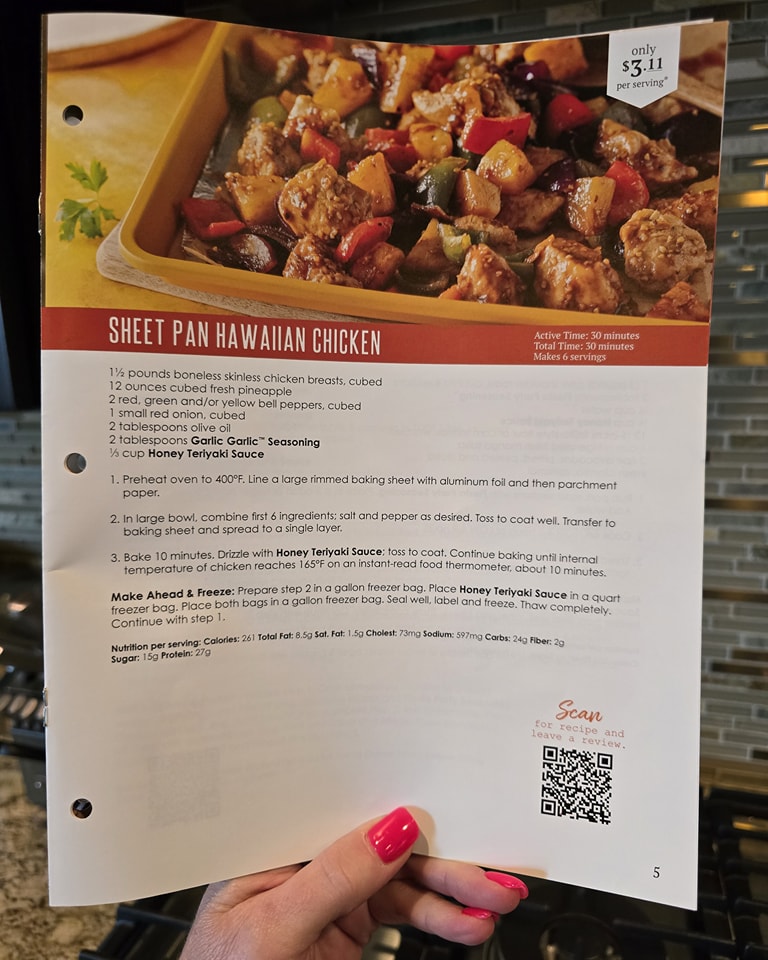 Tonight's dinner is from the Taste Of The Tropics Meal Kit!
 #mealplanningwithheather #TastefullySimple #eatathome #ilovefood #TeamFireworks #weeklymenu #menufortheweek #mealprep #mealprepclass #mealplan #onepanmeal #familyfriendlymeal #mealkit